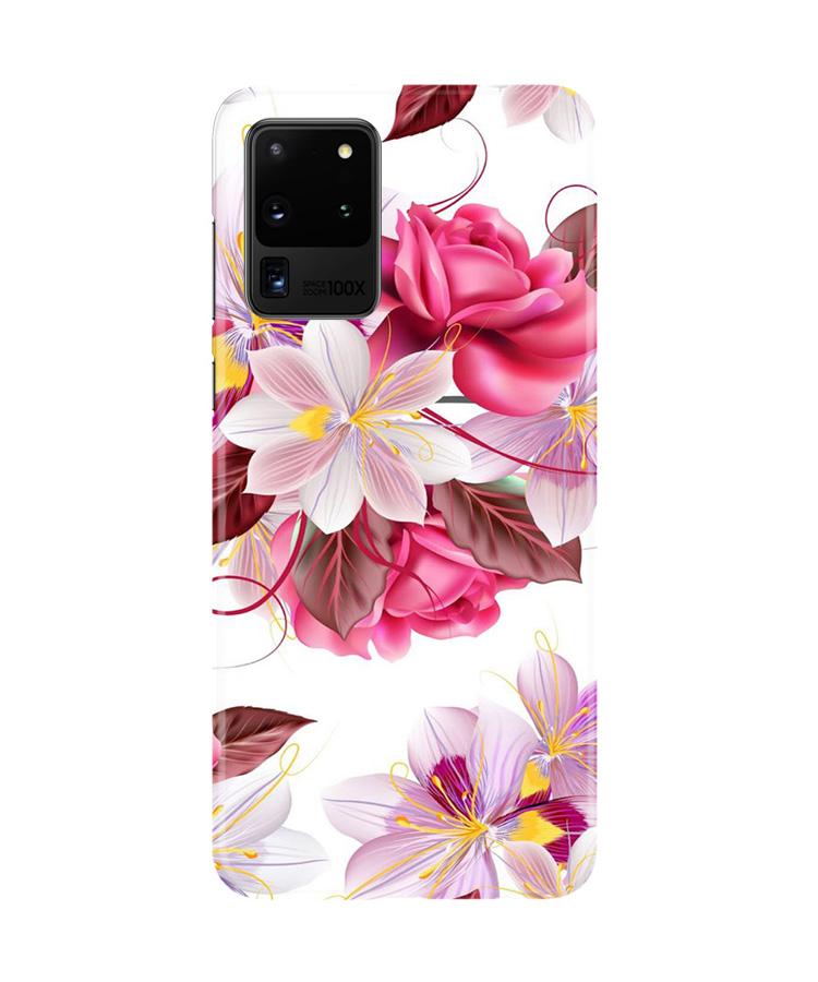 Beautiful flowers Mobile Back Case for Galaxy S20 Ultra (Design - 23) Beautiful flowers Case for Galaxy S20 Ultra