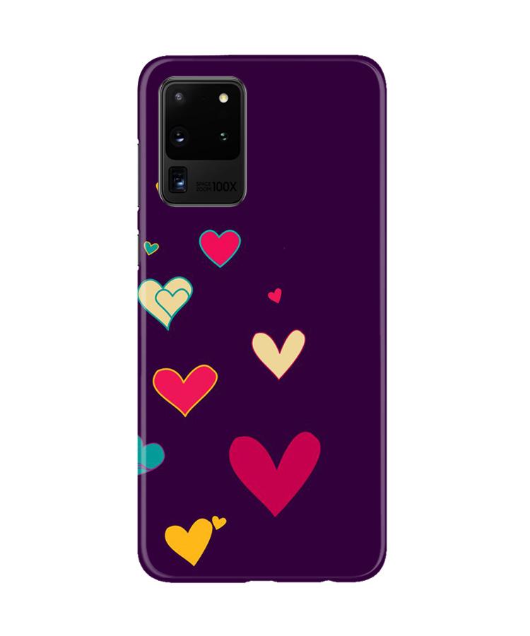 Purple Background Mobile Back Case for Galaxy S20 Ultra (Design - 107) Purple Background Case for Galaxy S20 Ultra (Design - 107)