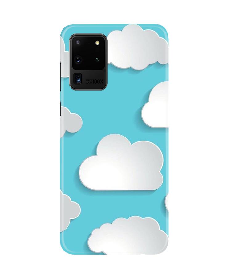 Clouds Mobile Back Case for Galaxy S20 Ultra (Design - 210) Clouds Case for Galaxy S20 Ultra (Design No. 210)