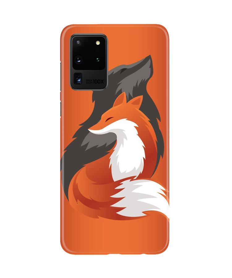Wolf Mobile Back Case for Galaxy S20 Ultra (Design - 224) Wolf Case for Galaxy S20 Ultra (Design No. 224)