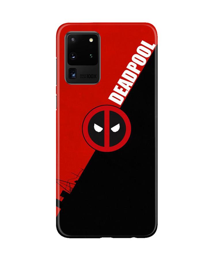 Deadpool Mobile Back Case for Galaxy S20 Ultra (Design - 248) Deadpool Case for Galaxy S20 Ultra (Design No. 248)