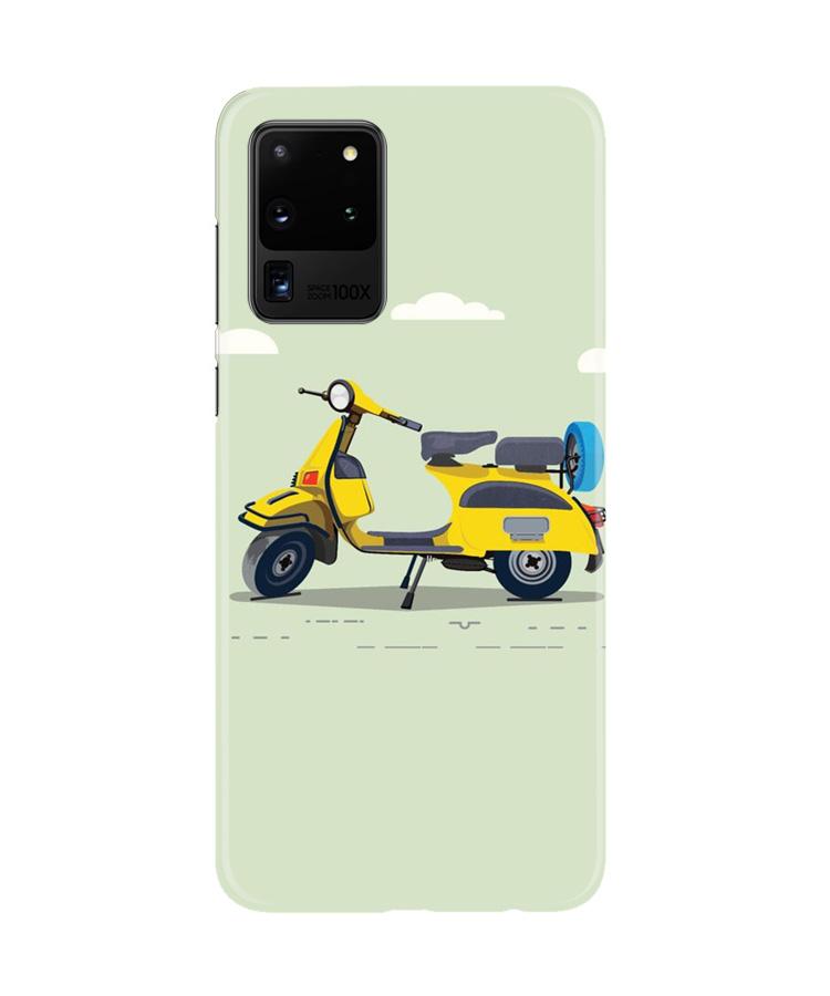 Vintage Scooter Mobile Back Case for Galaxy S20 Ultra (Design - 260) Vintage Scooter Case for Galaxy S20 Ultra (Design No. 260)