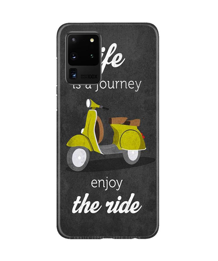 Life is a Journey Mobile Back Case for Galaxy S20 Ultra (Design - 261) Life is a Journey Case for Galaxy S20 Ultra (Design No. 261)