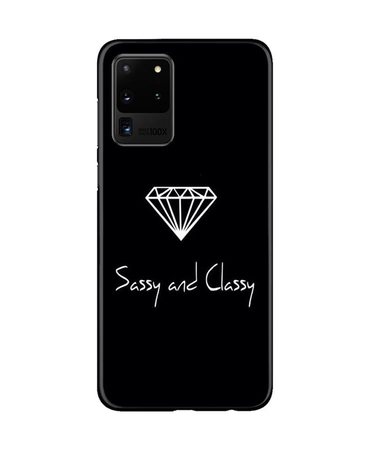 Sassy and Classy Mobile Back Case for Galaxy S20 Ultra (Design - 264) Sassy and Classy Case for Galaxy S20 Ultra (Design No. 264)