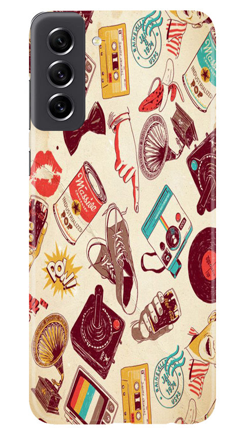 Vintage Mobile Back Case for Samsung Galaxy S21 FE 5G (Design - 35) Vintage Case for Samsung Galaxy S21 FE 5G