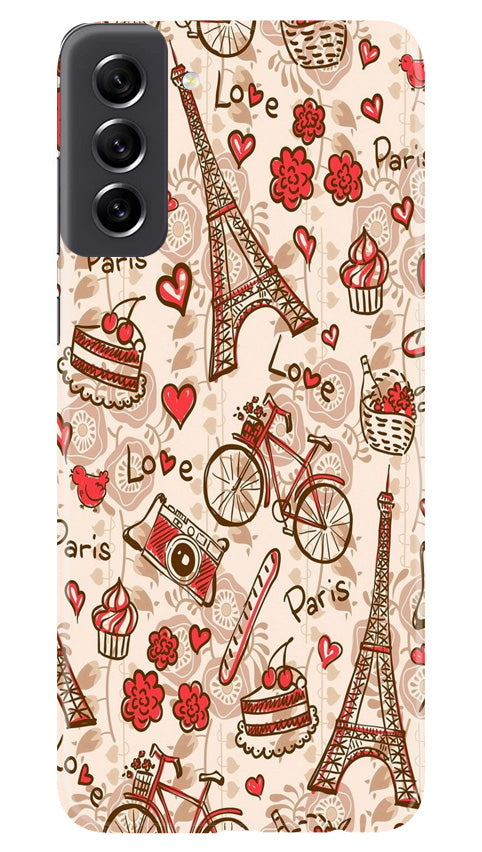 Love Paris Mobile Back Case for Samsung Galaxy S21 FE 5G (Design - 103) Love Paris Case for Samsung Galaxy S21 FE 5G (Design - 103)