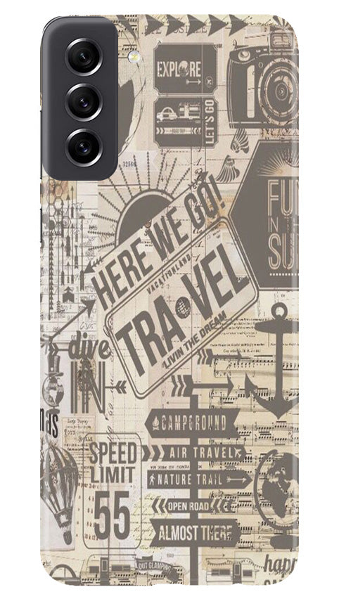 Travel Mobile Back Case for Samsung Galaxy S21 FE 5G (Design - 104) Travel Case for Samsung Galaxy S21 FE 5G (Design - 104)