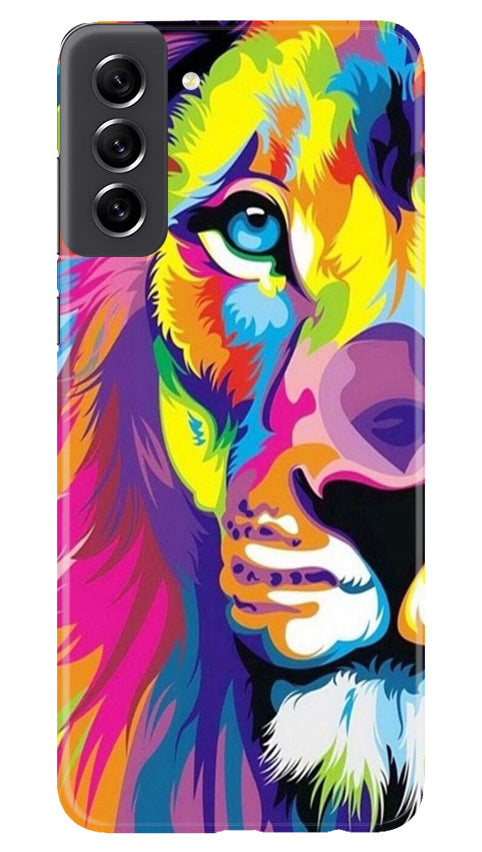 Colorful Lion Mobile Back Case for Samsung Galaxy S21 FE 5G (Design - 110) Colorful Lion Case for Samsung Galaxy S21 FE 5G (Design - 110)