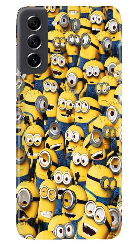 Minions Mobile Back Case for Samsung Galaxy S21 FE 5G (Design - 126) Minions Case for Samsung Galaxy S21 FE 5G (Design - 126)