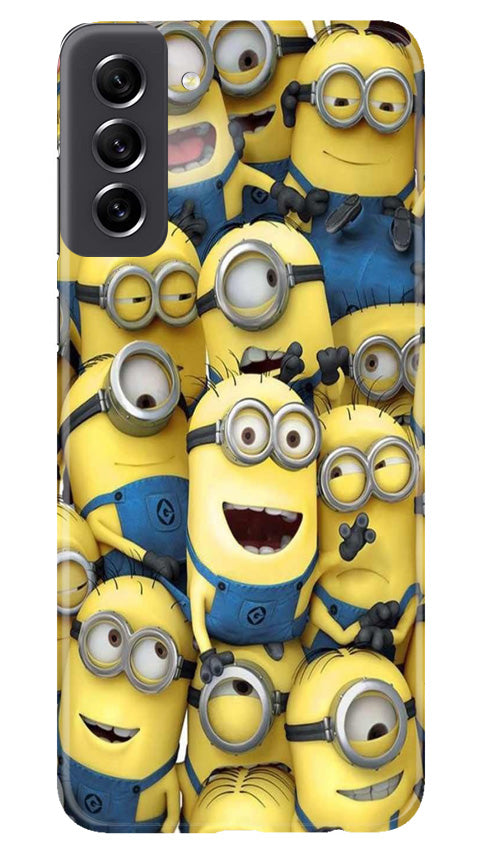 Minions Mobile Back Case for Samsung Galaxy S21 FE 5G (Design - 127) Minions Case for Samsung Galaxy S21 FE 5G (Design - 127)