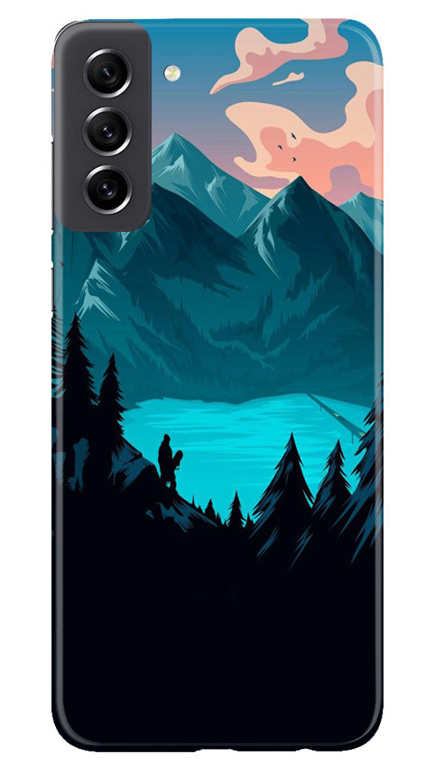 Mountains Mobile Back Case for Samsung Galaxy S21 FE 5G (Design - 155) Mountains Case for Samsung Galaxy S21 FE 5G (Design - 155)