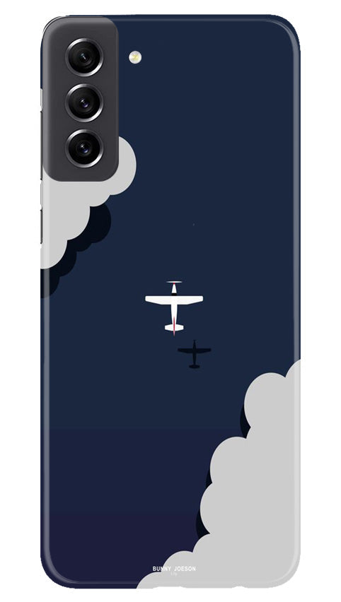 Clouds Plane Mobile Back Case for Samsung Galaxy S21 FE 5G (Design - 165) Clouds Plane Case for Samsung Galaxy S21 FE 5G (Design - 165)