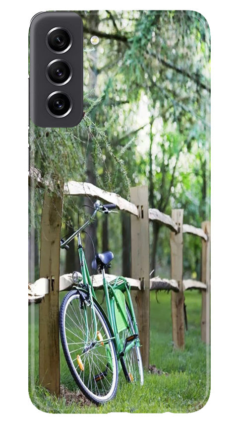 Bicycle Mobile Back Case for Samsung Galaxy S21 FE 5G (Design - 177) Bicycle Case for Samsung Galaxy S21 FE 5G (Design No. 177)