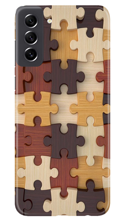 Puzzle Pattern Mobile Back Case for Samsung Galaxy S21 FE 5G (Design - 186) Puzzle Pattern Case for Samsung Galaxy S21 FE 5G (Design No. 186)