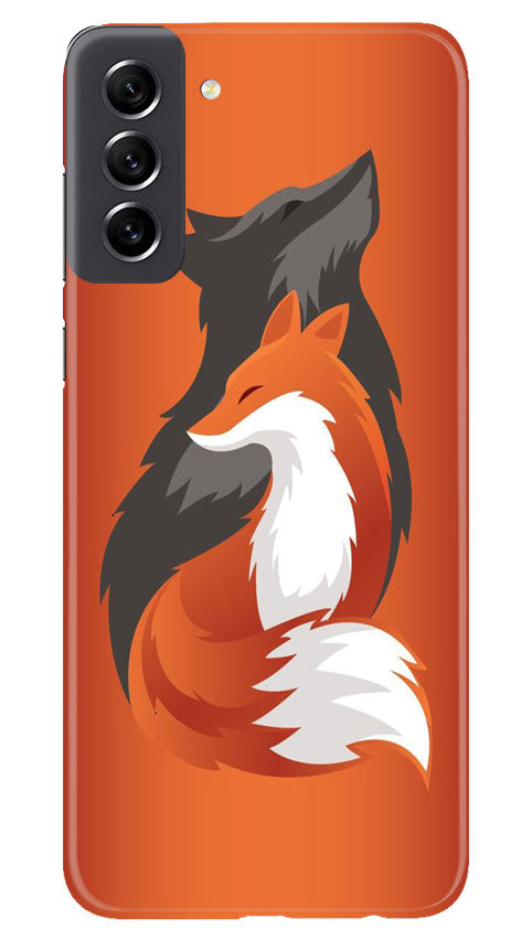 Wolf Mobile Back Case for Samsung Galaxy S21 FE 5G (Design - 193) Wolf Case for Samsung Galaxy S21 FE 5G (Design No. 193)