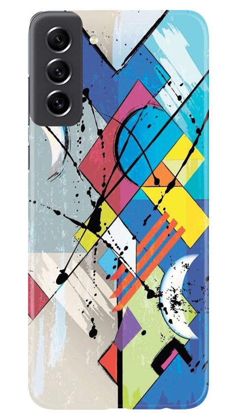 Modern Art Mobile Back Case for Samsung Galaxy S21 FE 5G (Design - 204) Modern Art Case for Samsung Galaxy S21 FE 5G (Design No. 204)