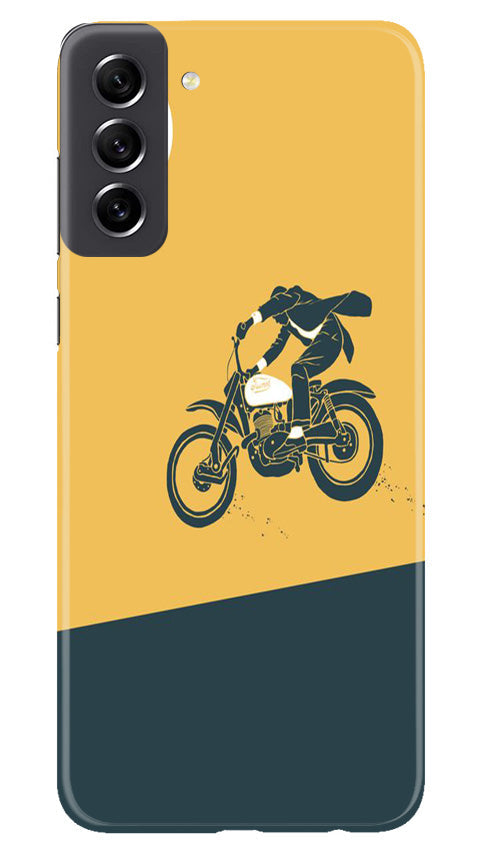 Bike Lovers Mobile Back Case for Samsung Galaxy S21 FE 5G (Design - 225) Bike Lovers Case for Samsung Galaxy S21 FE 5G (Design No. 225)