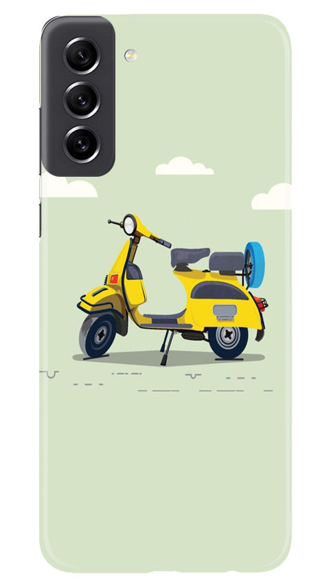 Vintage Scooter Mobile Back Case for Samsung Galaxy S21 FE 5G (Design - 229) Vintage Scooter Case for Samsung Galaxy S21 FE 5G (Design No. 229)
