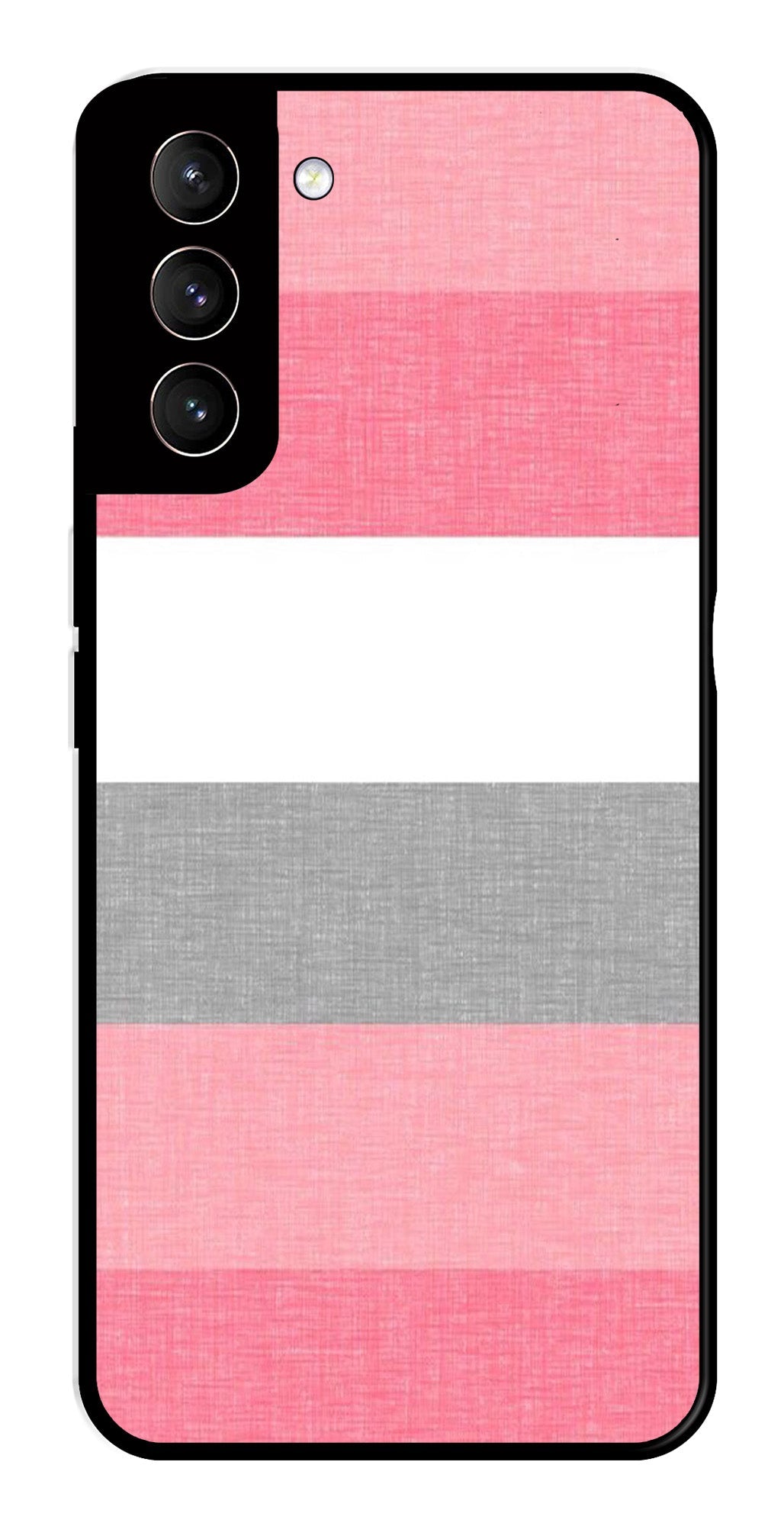Pink Pattern Metal Mobile Case for Samsung Galaxy S21 5G Pink Pattern Metal Mobile Case for Samsung Galaxy S21 5G (Design No -23)