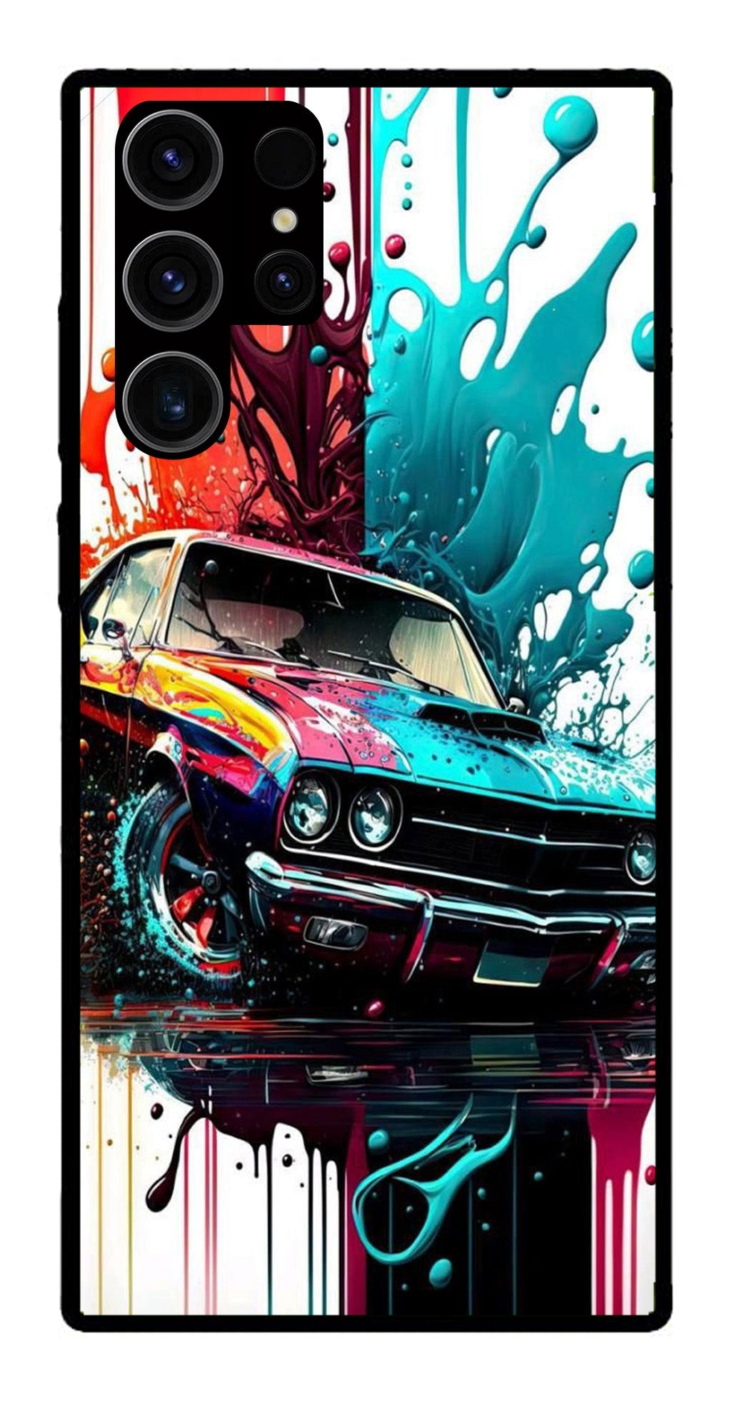Vintage Car Metal Mobile Case for Samsung Galaxy S23 Ultra 5G Vintage Car Metal Mobile Case for Samsung Galaxy S23 Ultra 5G (Design No -29)