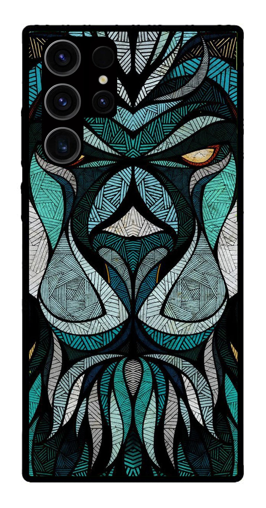 Lion Pattern Metal Mobile Case for Samsung Galaxy S23 Ultra 5G Lion Pattern Metal Mobile Case for Samsung Galaxy S23 Ultra 5G (Design No -40)