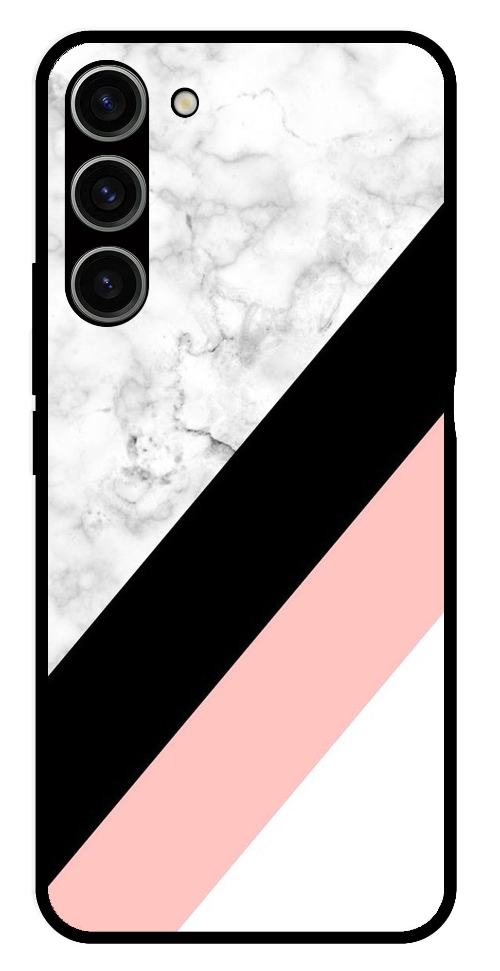 Marble Design Metal Mobile Case for Samsung Galaxy S23 5G Marble Design Metal Mobile Case for Samsung Galaxy S23 5G (Design No -24)