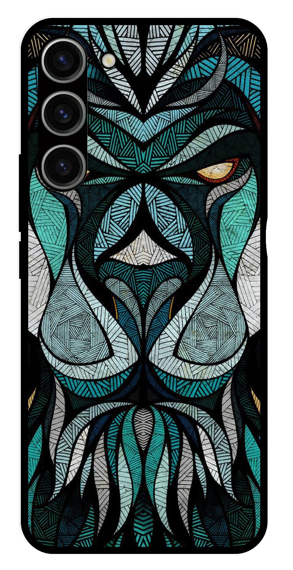 Lion Pattern Metal Mobile Case for Samsung Galaxy S23 Plus 5G Lion Pattern Metal Mobile Case for Samsung Galaxy S23 Plus 5G (Design No -40)