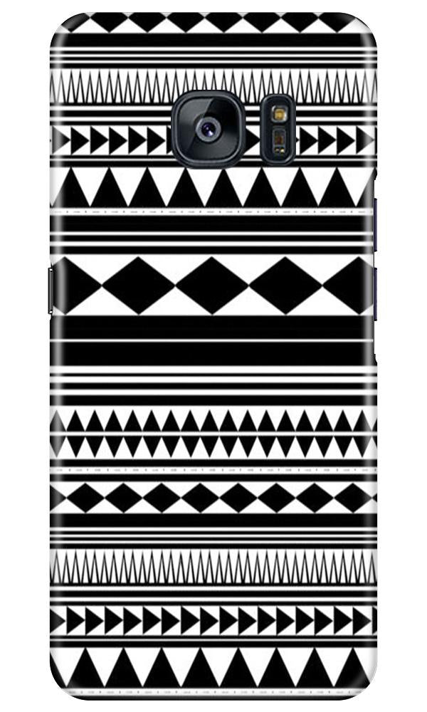 Black white Pattern Mobile Back Case for Samsung Galaxy S7 Edge (Design - 5) Black white Pattern Case for Samsung Galaxy S7 Edge