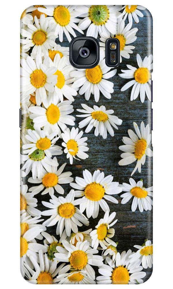 White flowers2 Mobile Back Case for Samsung Galaxy S7 Edge (Design - 62) White flowers2 Case for Samsung Galaxy S7 Edge