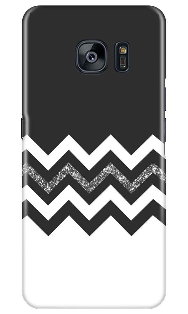 Black white Pattern2Mobile Back Case for Samsung Galaxy S7 Edge (Design - 83) Black white Pattern2Case for Samsung Galaxy S7 Edge