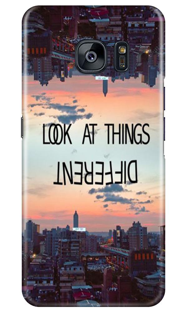 Look at things different Mobile Back Case for Samsung Galaxy S7 Edge (Design - 99) Look at things different Case for Samsung Galaxy S7 Edge