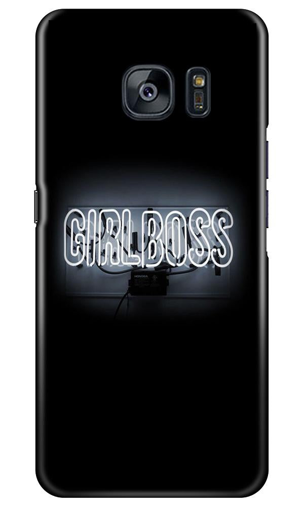 Girl Boss Black Mobile Back Case for Samsung Galaxy S7 Edge (Design - 268) Girl Boss Black Case for Samsung Galaxy S7 Edge (Design No. 268)