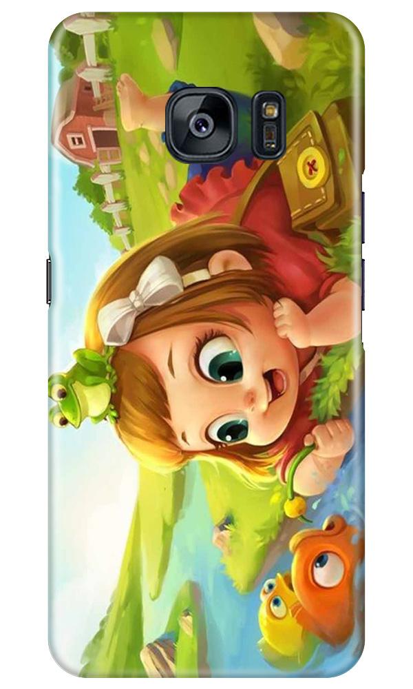 Baby Girl Mobile Back Case for Samsung Galaxy S7 Edge (Design - 339) Baby Girl Mobile Back Case for Samsung Galaxy S7 Edge (Design - 339)