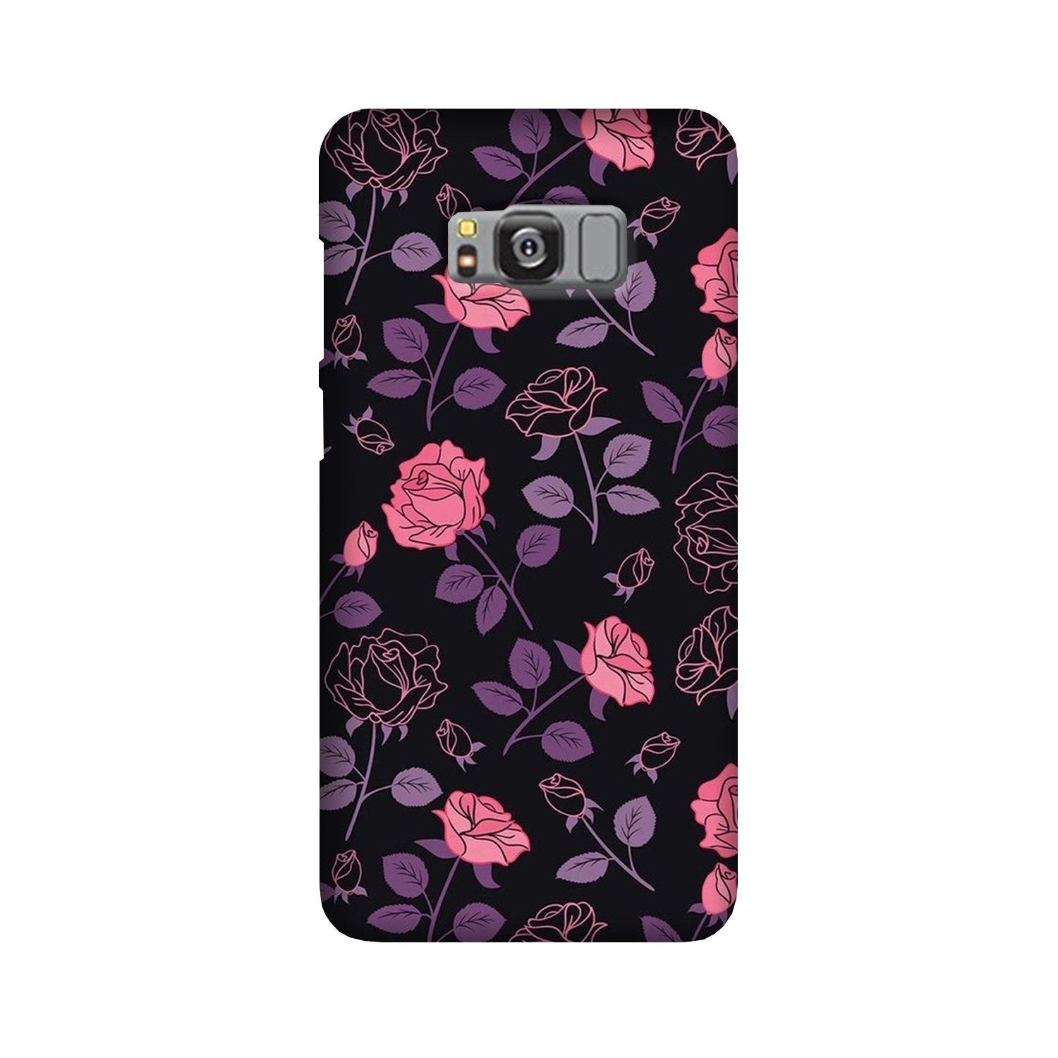 Rose Black Background Case for Galaxy S8 Rose Black Background Case for Galaxy S8