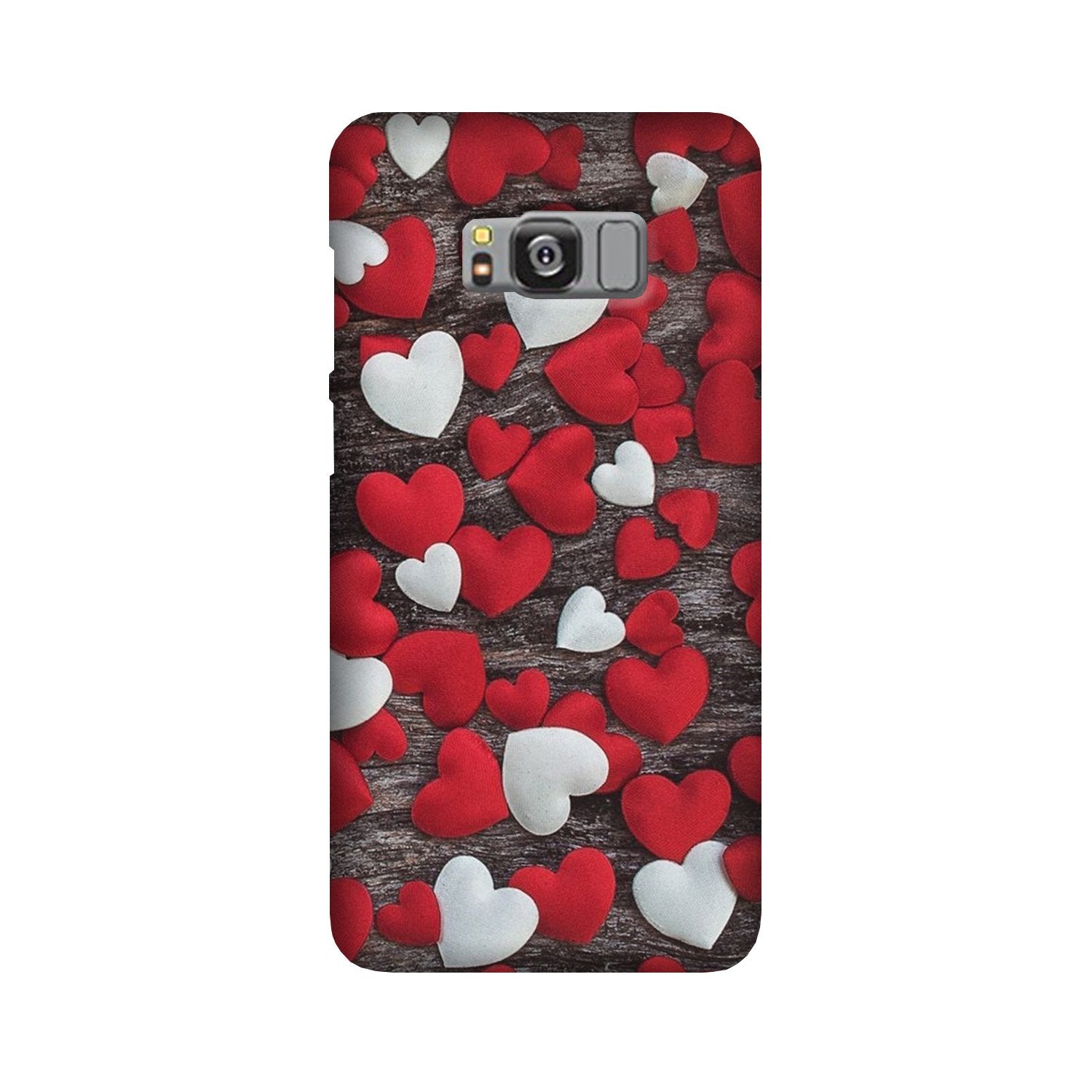 Red White Hearts Case for Galaxy S8 (Design - 105) Red White Hearts Case for Galaxy S8 (Design - 105)