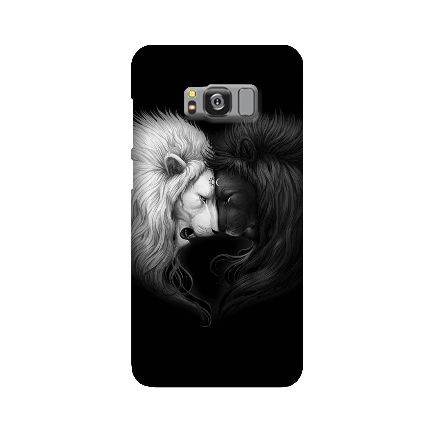 Dark White Lion Case for Galaxy S8 (Design - 140) Dark White Lion Case for Galaxy S8 (Design - 140)
