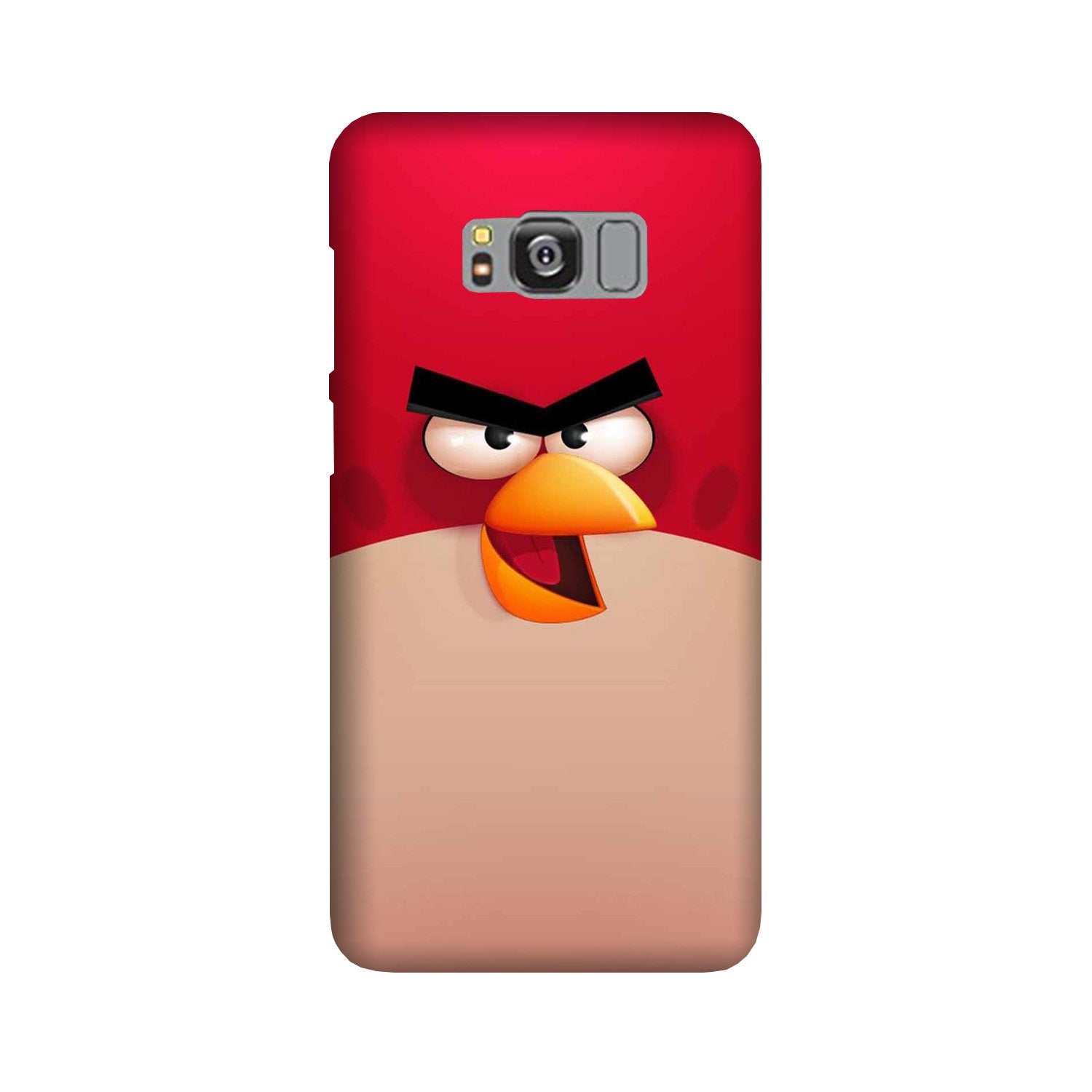 Angry Bird Red Mobile Back Case for Galaxy S8 (Design - 325) Angry Bird Red Mobile Back Case for Galaxy S8 (Design - 325)