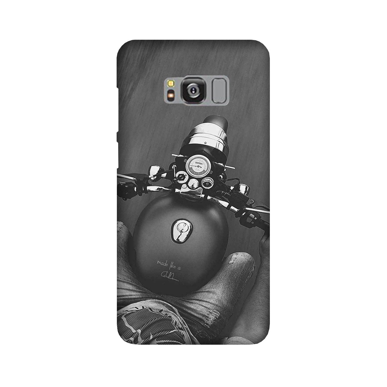 Royal Enfield Mobile Back Case for Galaxy S8 (Design - 382) Royal Enfield Mobile Back Case for Galaxy S8 (Design - 382)