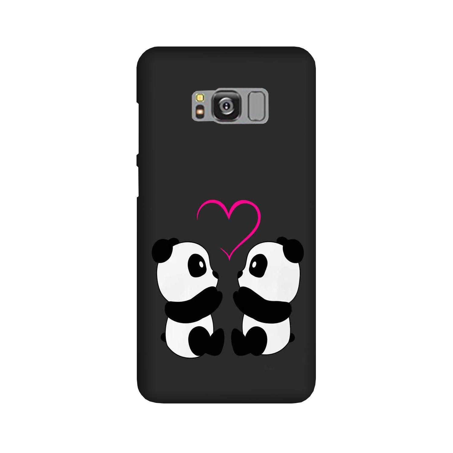 Panda Love Mobile Back Case for Galaxy S8 (Design - 398) Panda Love Mobile Back Case for Galaxy S8 (Design - 398)