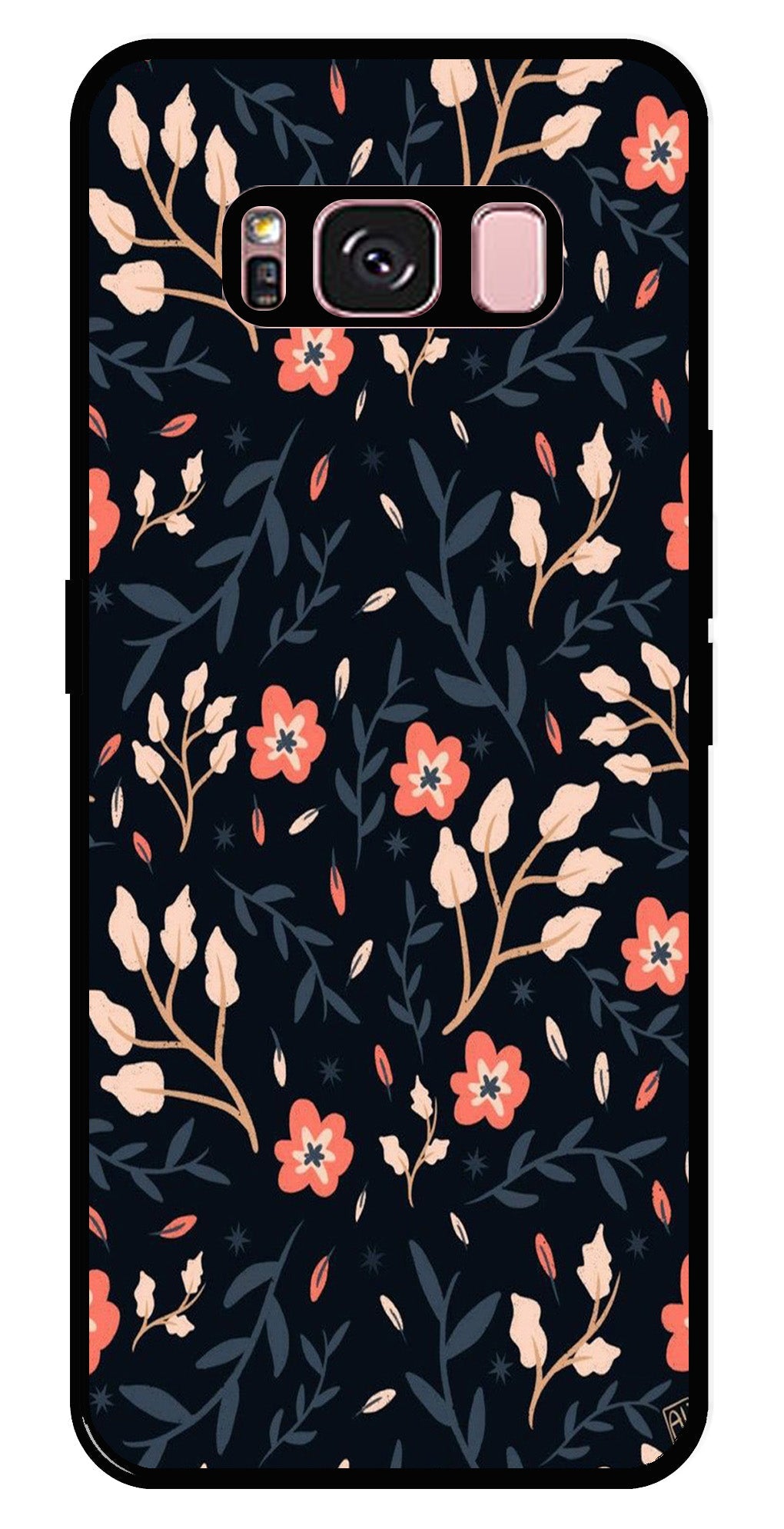 Floral Pattern Metal Mobile Case for Samsung Galaxy S8 Plus Floral Pattern Metal Mobile Case for Samsung Galaxy S8 Plus (Design No -10)