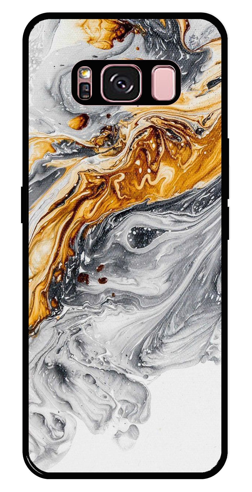 Marble Pattern Metal Mobile Case for Samsung Galaxy S8 Plus Marble Pattern Metal Mobile Case for Samsung Galaxy S8 Plus (Design No -36)