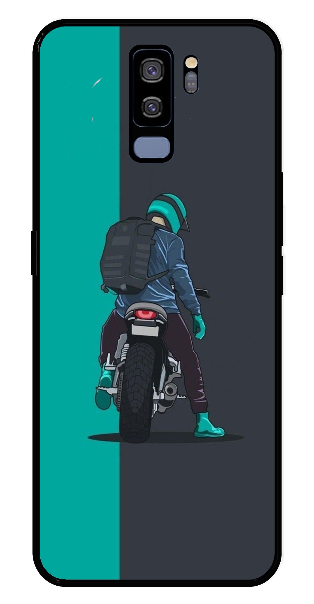 Bike Lover Metal Mobile Case for Samsung Galaxy S9 Plus Bike Lover Metal Mobile Case for Samsung Galaxy S9 Plus (Design No -05)