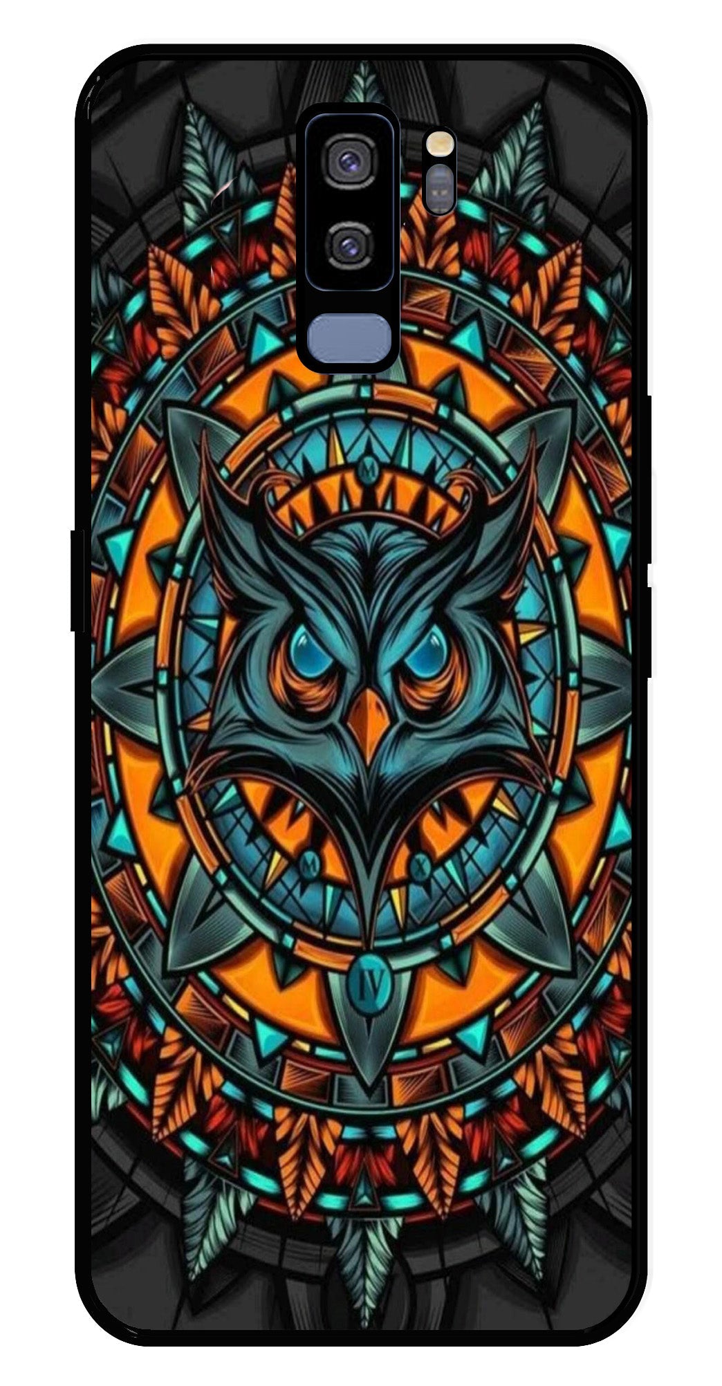 Owl Pattern Metal Mobile Case for Samsung Galaxy S9 Plus Owl Pattern Metal Mobile Case for Samsung Galaxy S9 Plus (Design No -42)