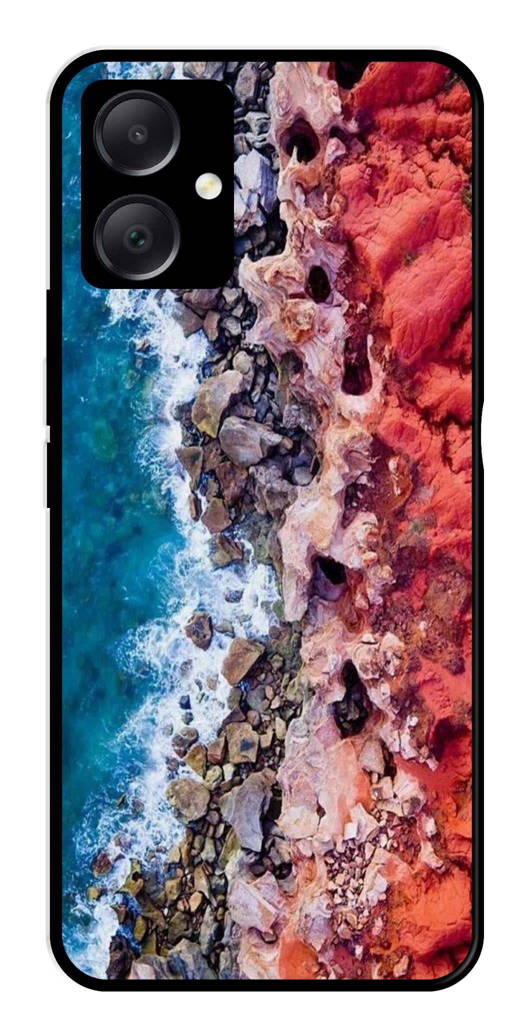 Sea Shore Metal Mobile Case for Samsung Galaxy A05 Sea Shore Metal Mobile Case for Samsung Galaxy A05 (Design No -18)