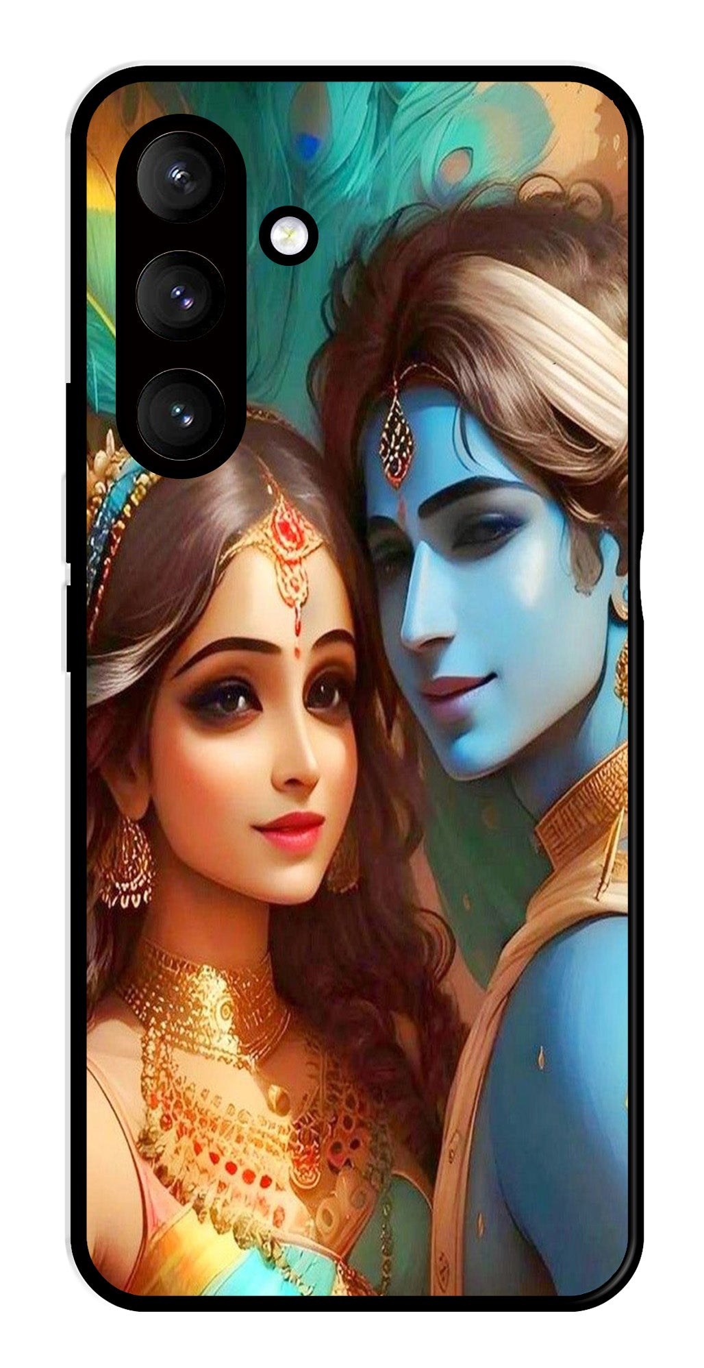Lord Radha Krishna Metal Mobile Case for Samsung Galaxy S24 5G Lord Radha Krishna Metal Mobile Case for Samsung Galaxy S24 5G (Design No -01)