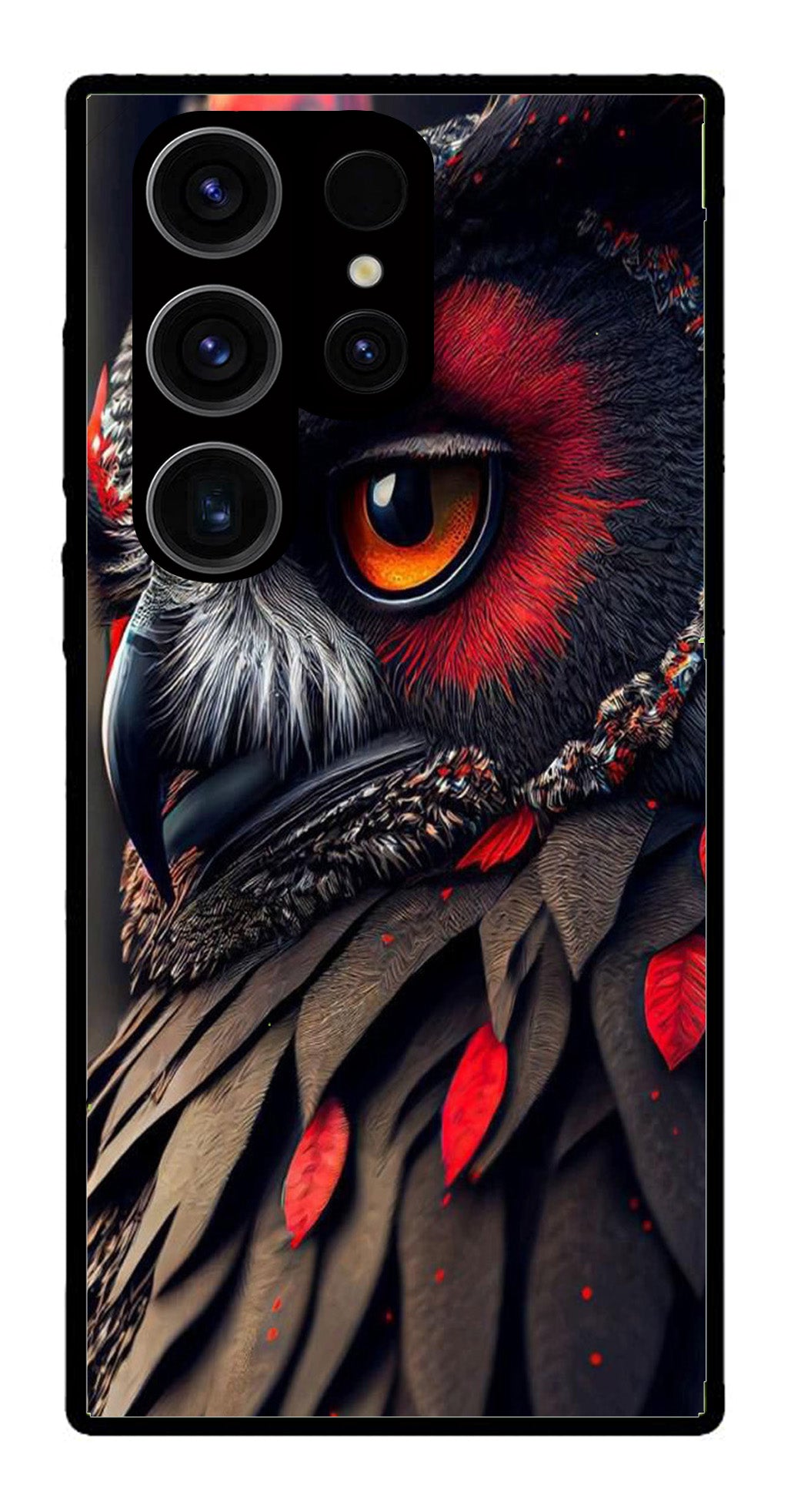 Owl Design Metal Mobile Case for Samsung Galaxy S24 Ultra 5G Owl Design Metal Mobile Case for Samsung Galaxy S24 Ultra 5G (Design No -26)