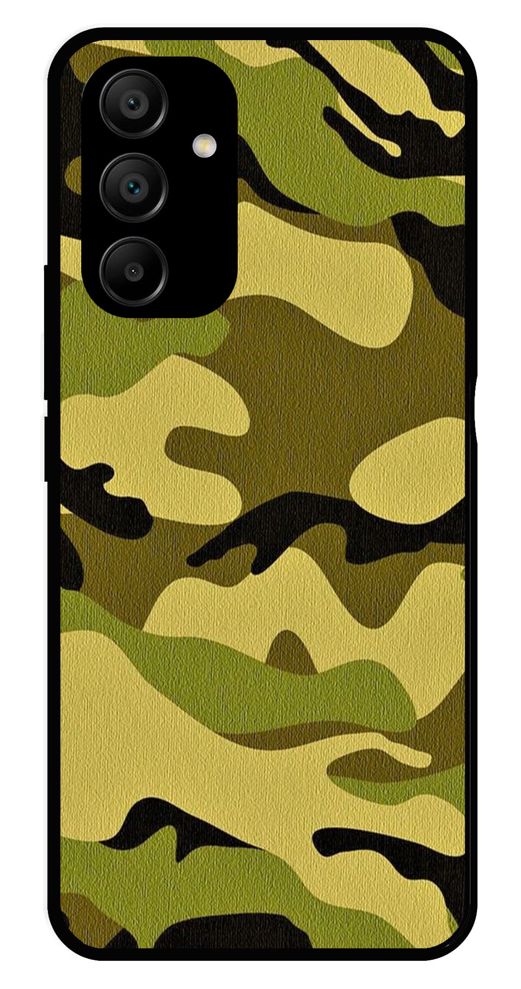 Army Pattern Metal Mobile Case for Samsung Galaxy A25 5G Army Pattern Metal Mobile Case for Samsung Galaxy A25 5G (Design No -35)