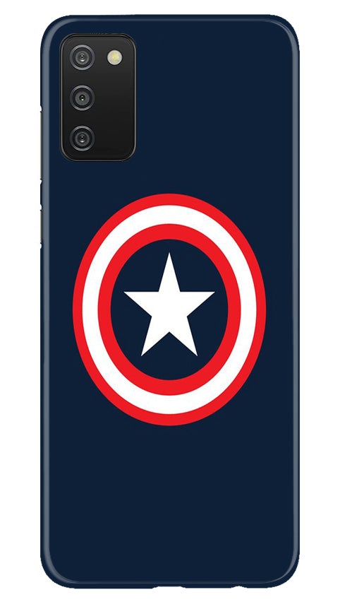 Captain America Mobile Back Case for Samsung Galaxy A03s (Design - 42) Captain America Case for Samsung Galaxy A03s