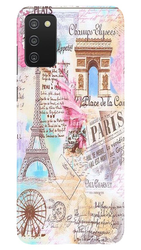 Paris Eiftel Tower Mobile Back Case for Samsung Galaxy A03s (Design - 54) Paris Eiftel Tower Case for Samsung Galaxy A03s