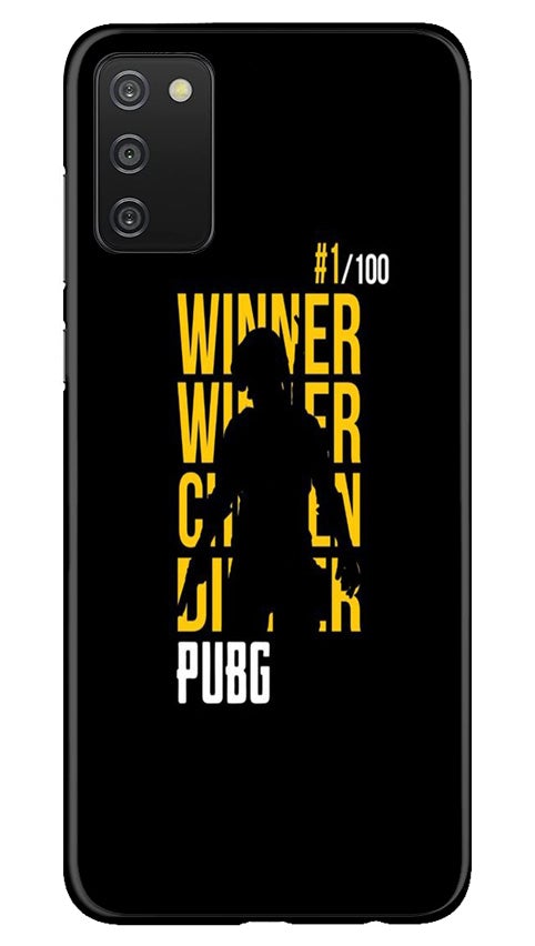 Pubg Winner Winner Mobile Back Case for Samsung Galaxy A03s (Design - 177) Pubg Winner Winner Case for Samsung Galaxy A03s (Design - 177)